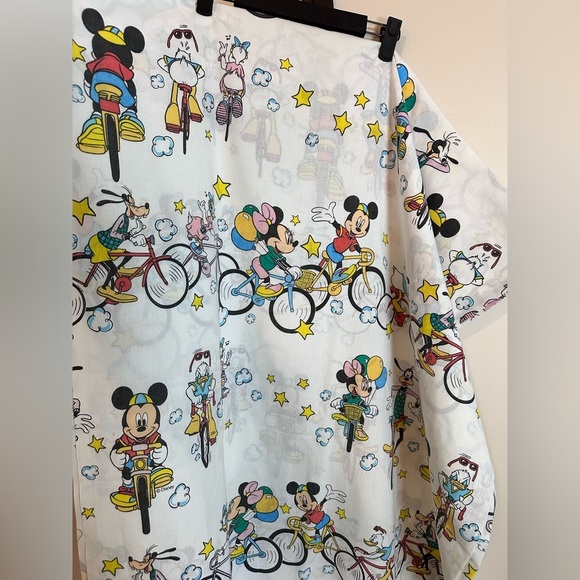 Vintage Mickey and friends Disney Flat Sheet - Picture 1 of 5